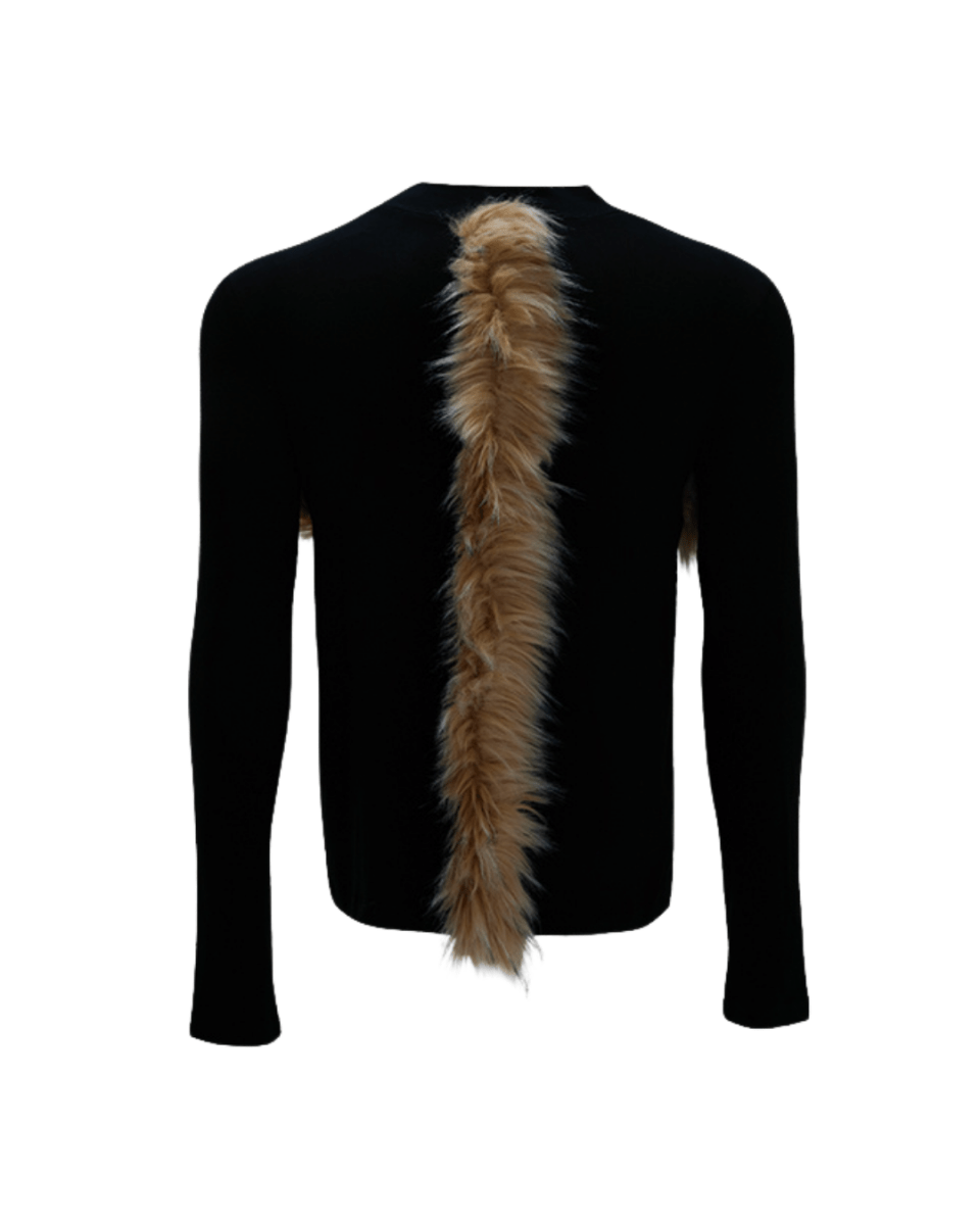 [ArguE CulturE] Golden Fang Fur Knit na2253