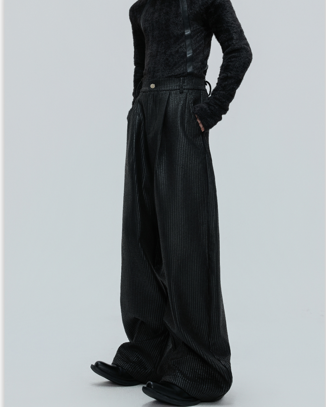 [ArguE CulturE] Shadow Sheen Wide Trousers na2269