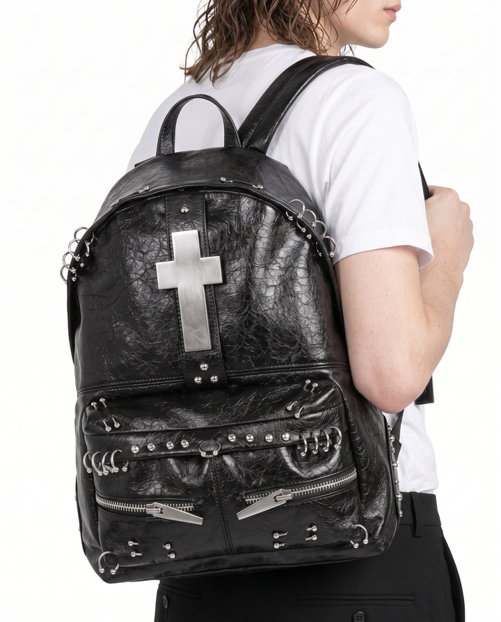 Cross Leather Backpack na2917