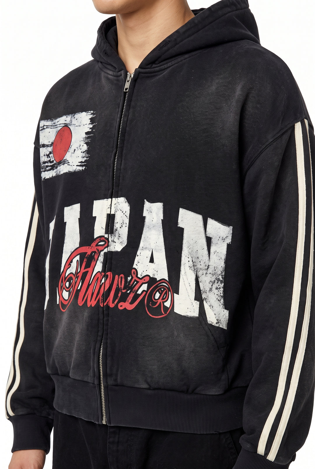 Graphic Zip Hoodie na2756
