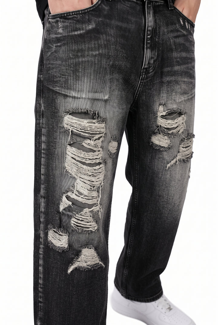 Graphic Wide Jeans na2762