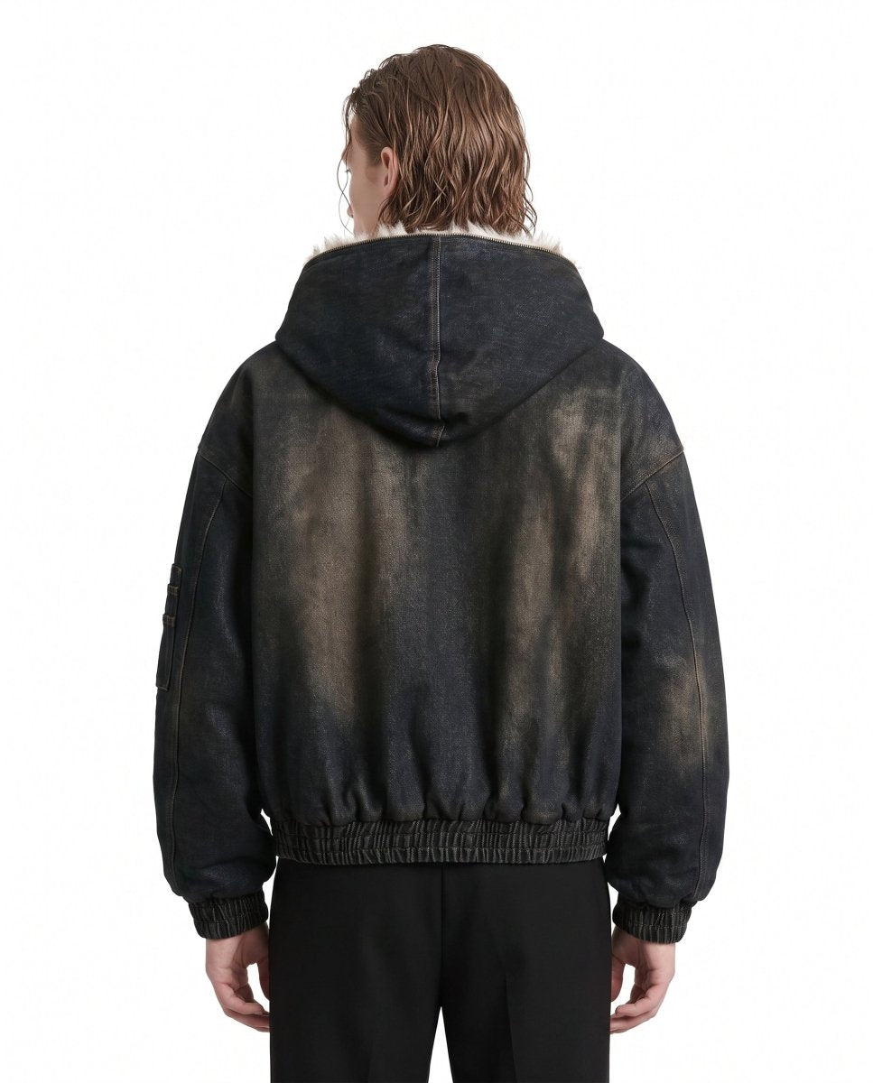 Fur Hooded Jacket na3065
