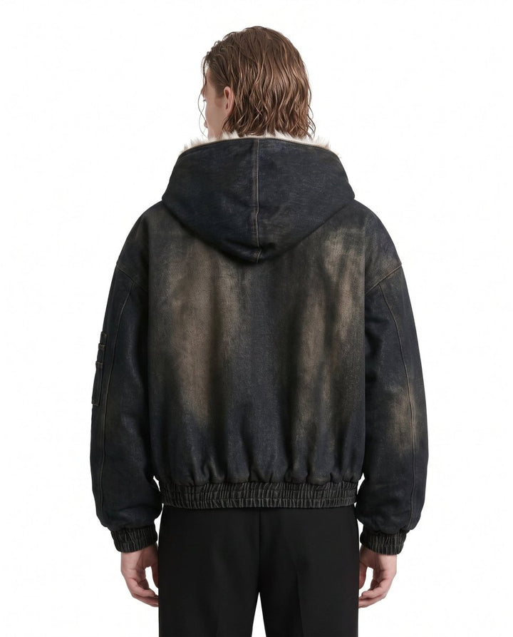 Fur Hooded Jacket na3065