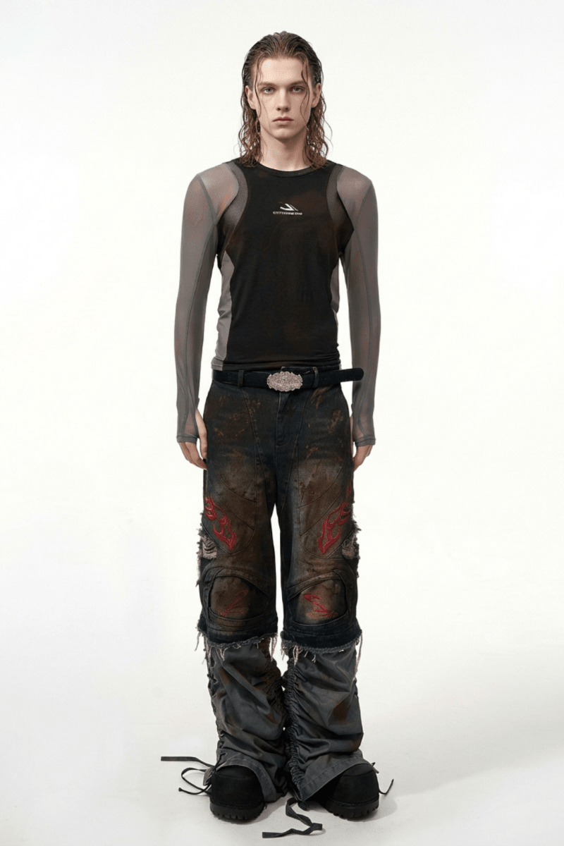 Obsidian Flame Denim  na2372