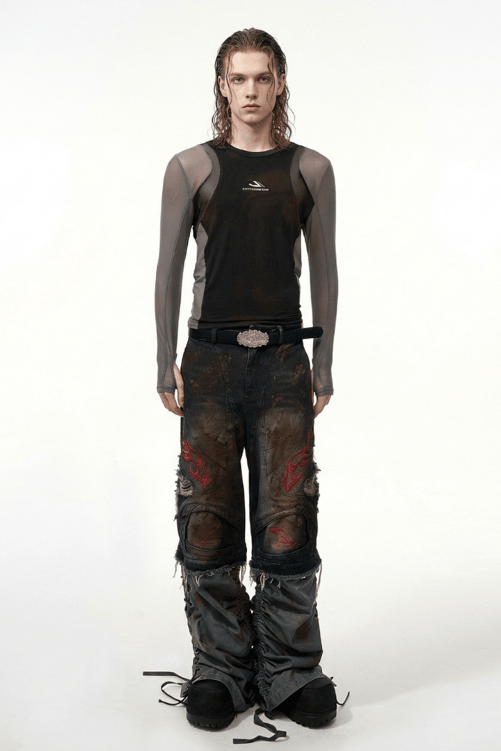 Obsidian Flame Denim  na2372