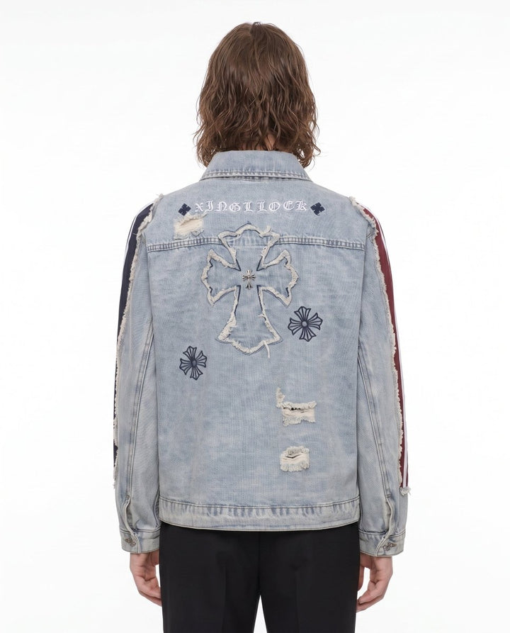 Patchwork Denim Jacket na3046