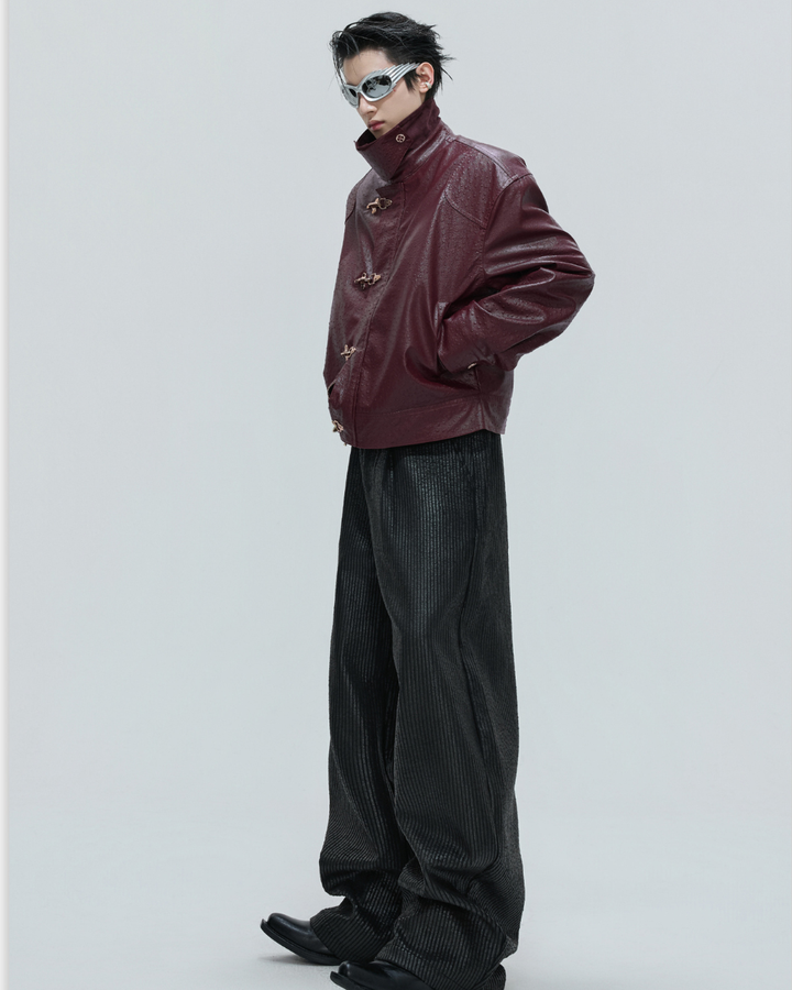 [ArguE CulturE] Dark Gate Metal Leather na2275