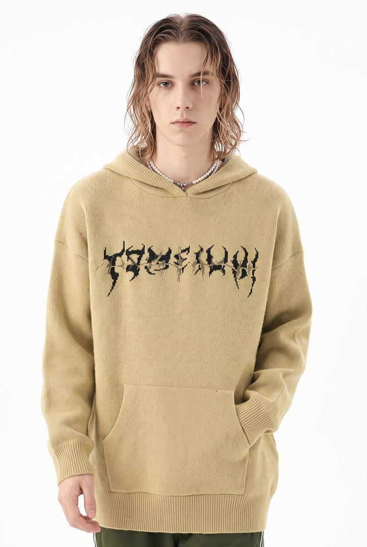 Skeleton Knit Hoodie na2777