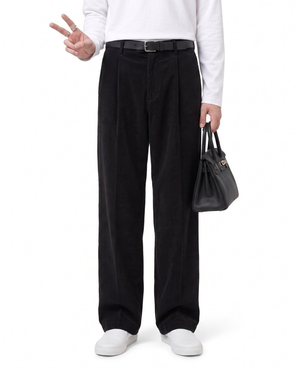 Corduroy Wide Pants na2986