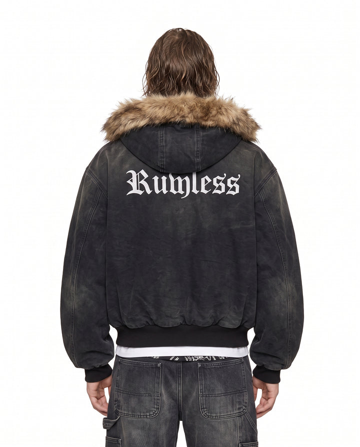 Fur Hooded Jacket na2956