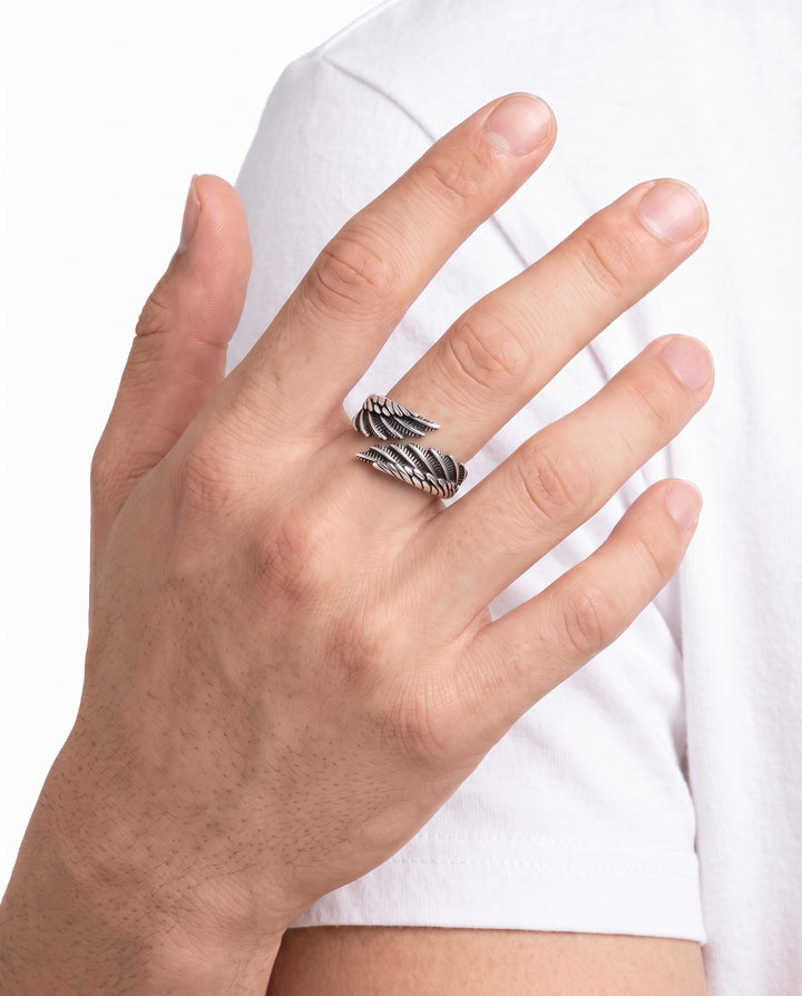 Silver Wing Ring na2989