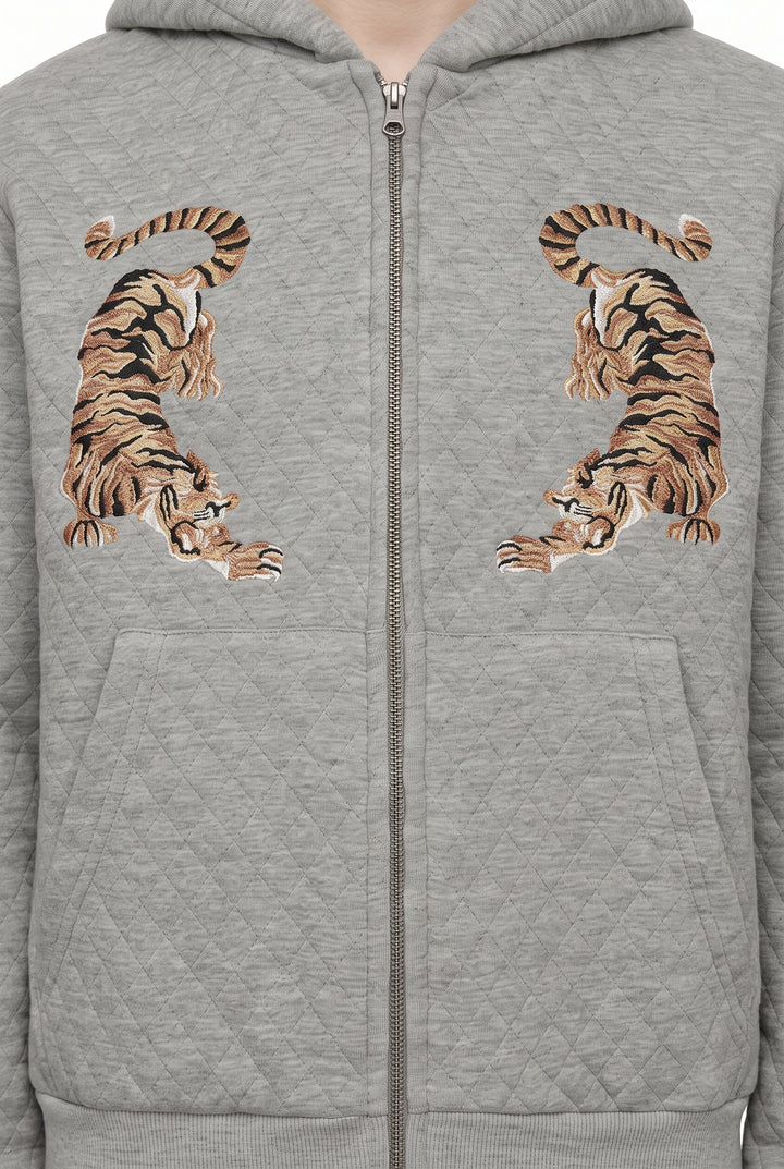 Embroidered Zip Hoodie na2820
