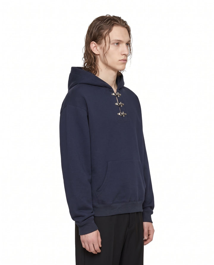 Buckle Neck Hoodie na3166