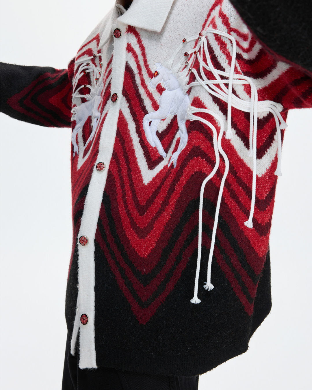 【ArguE CulturE】MYTHIC UNICORN KNIT JACKET na2288