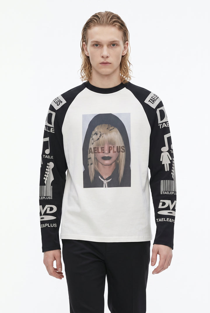 Graphic Raglan Tee na2742