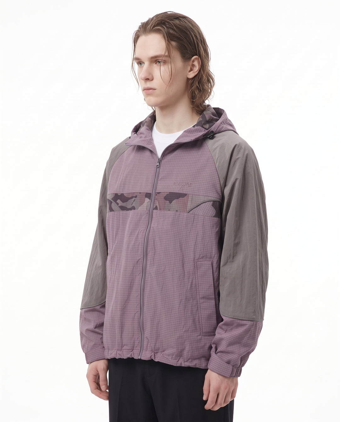 Hooded Windbreaker Jacket na3243