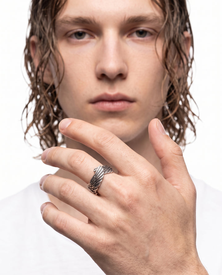 Wing Silver Ring na3001