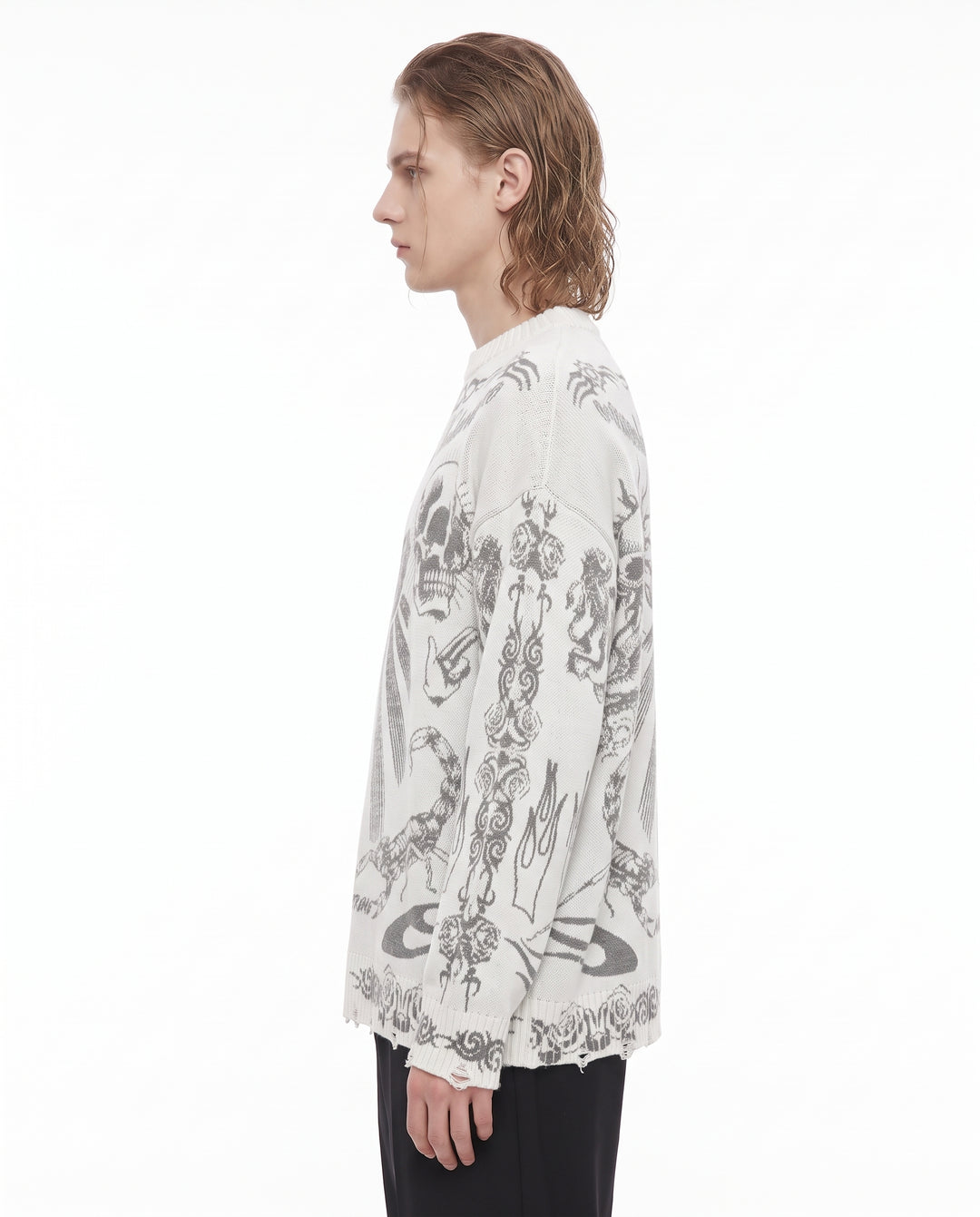 Graphic Knit Sweater na3241