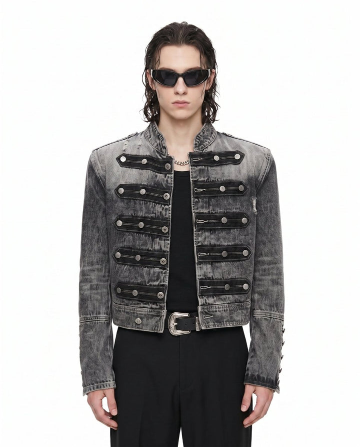 Military Denim Jacket na3034