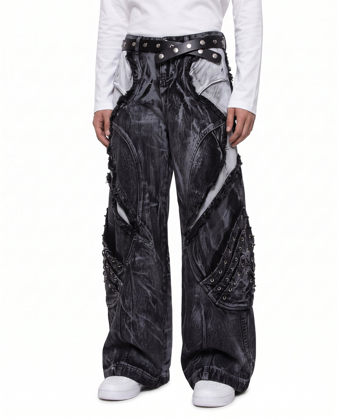 Wide Denim Pants na3200