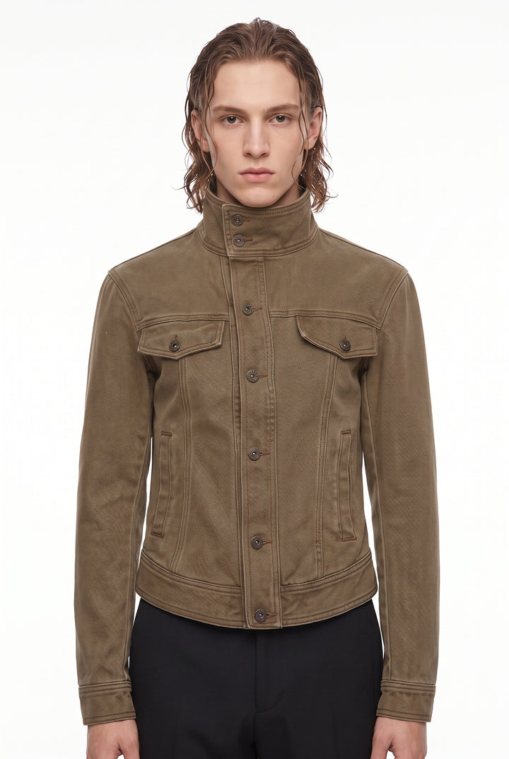 Stand Denim Jacket na2870