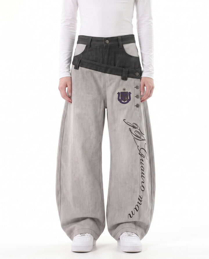 Wide Denim Pants na3074