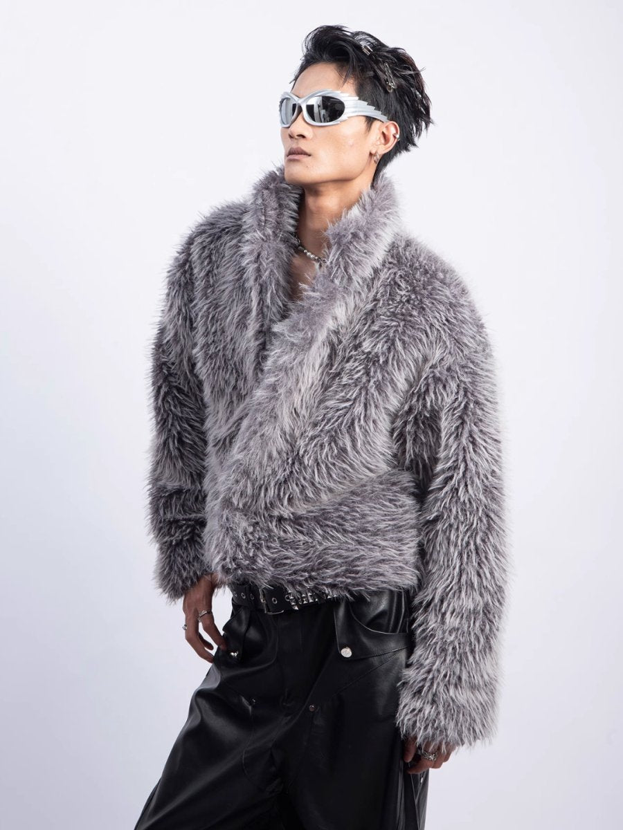 [PLAN1ONE] fur jacket na1670