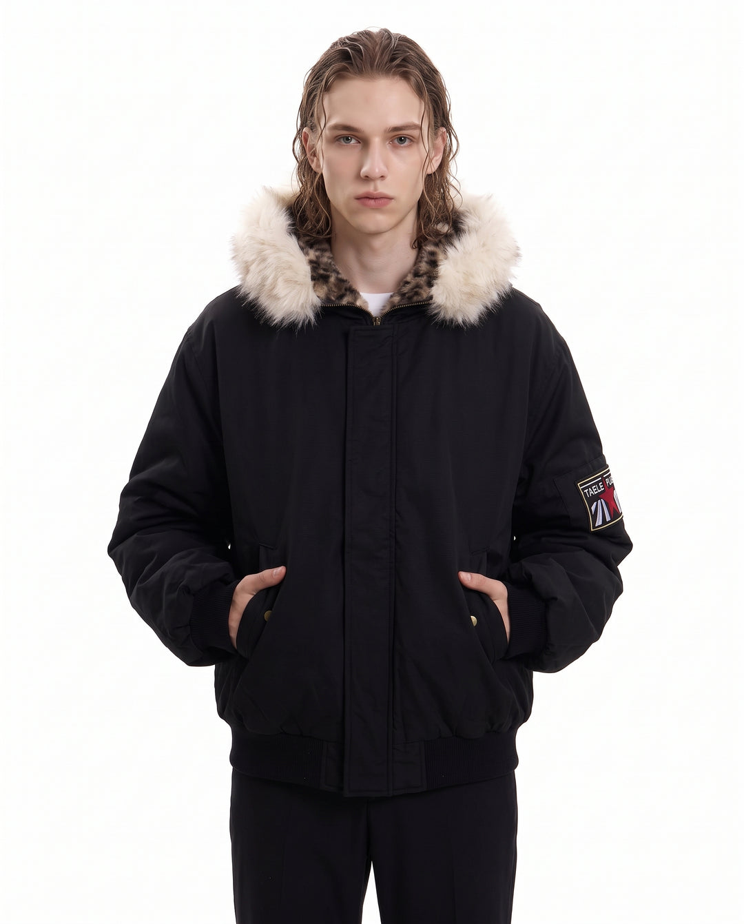 Fur Bomber Jacket na3169