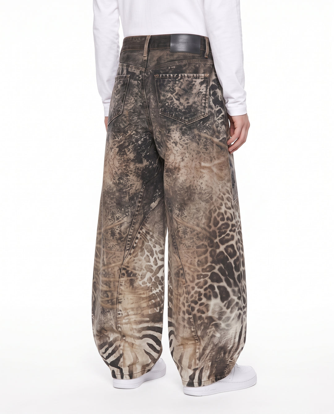 Printed Wide Pants na3192