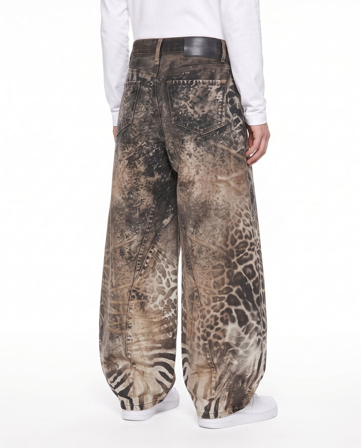 Printed Wide Pants na3192