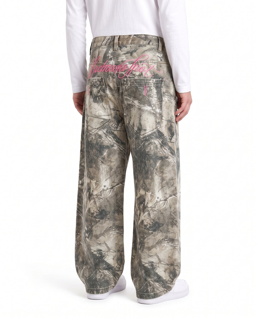 Camo Wide Pants na3008