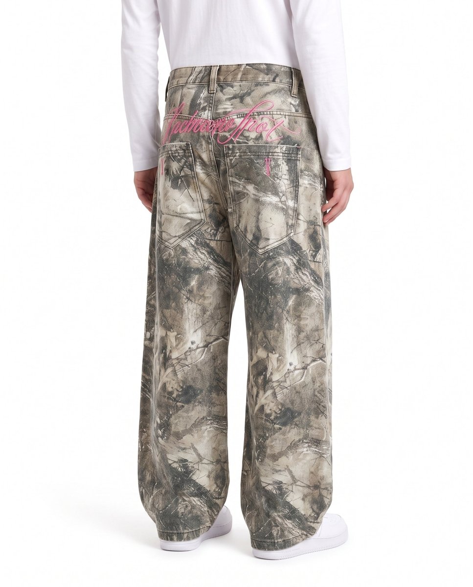 Camo Wide Pants na3008