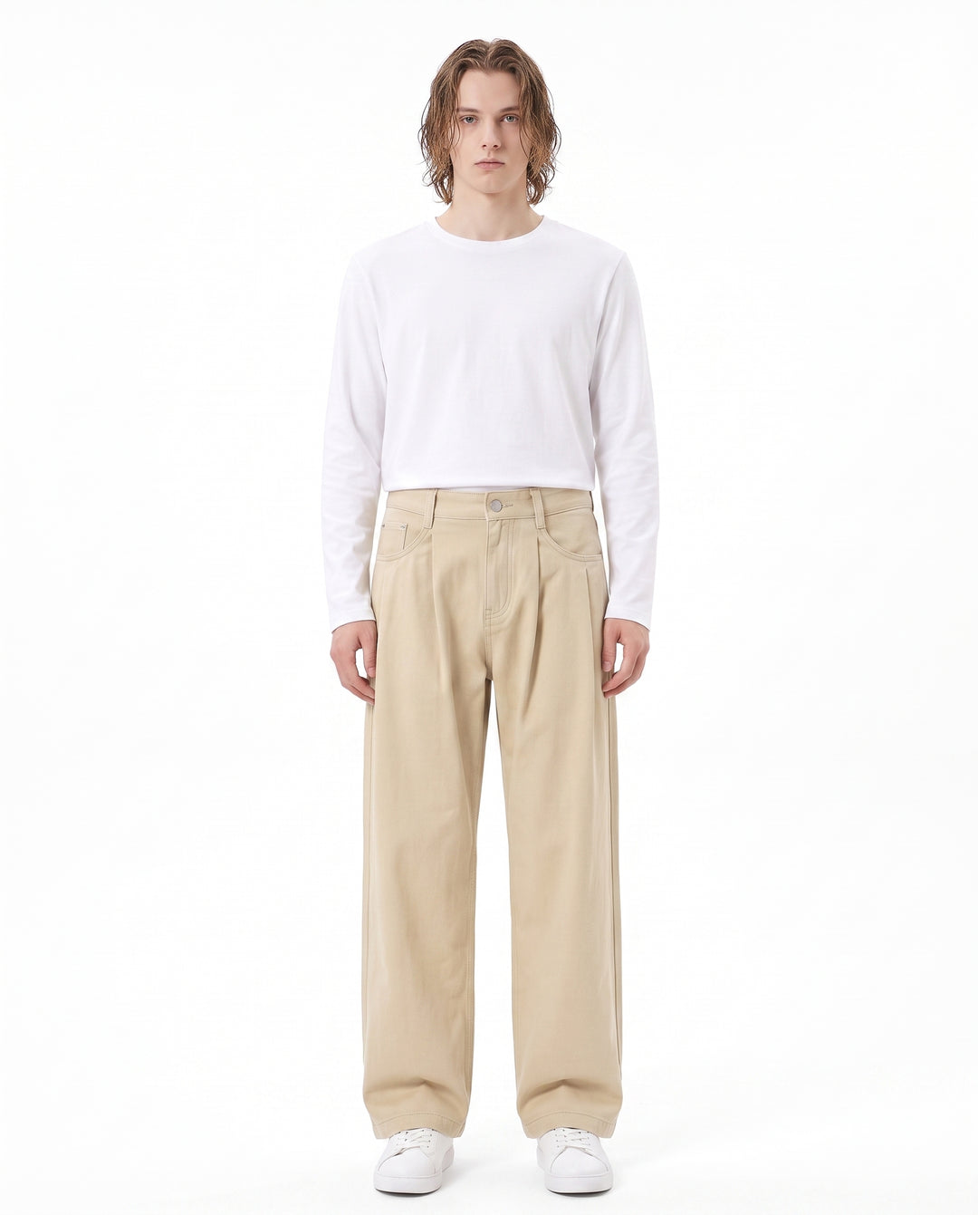Pleated Wide Pants na2985