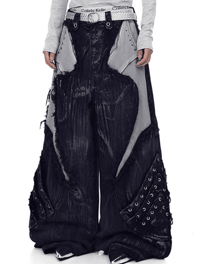 VOID LACE CARGO PANTS na2311