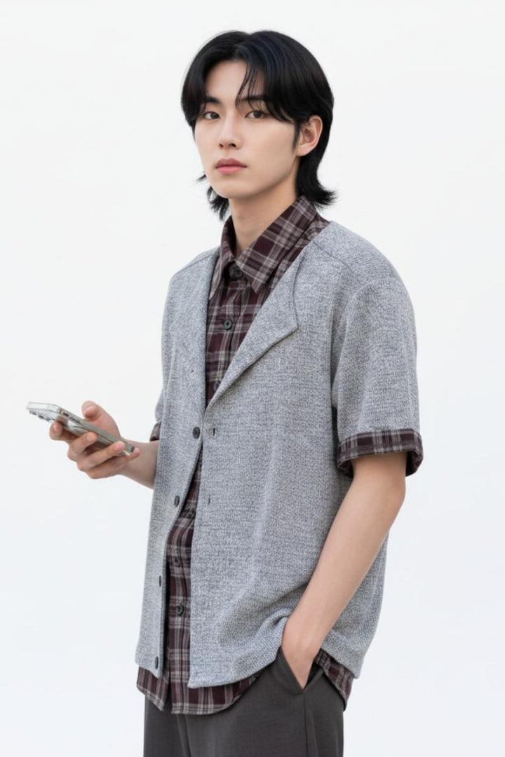 Short-Sleeve Cardigan  na2539
