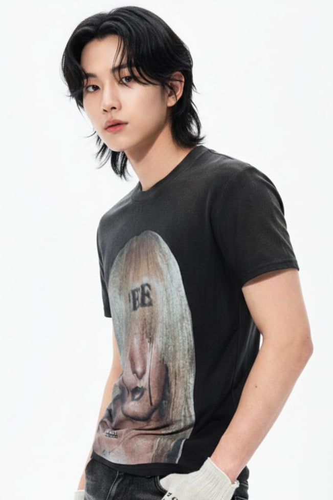 Graphic Print Tee  na2603