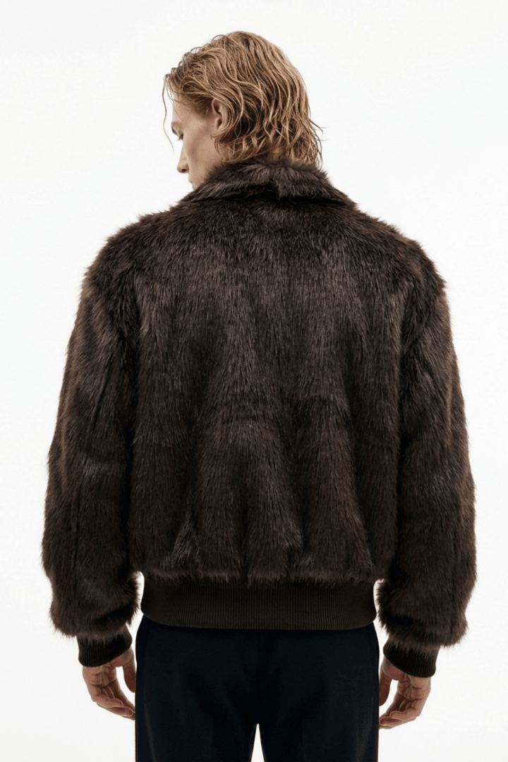 Oversized Faux Fur Jacket na2351