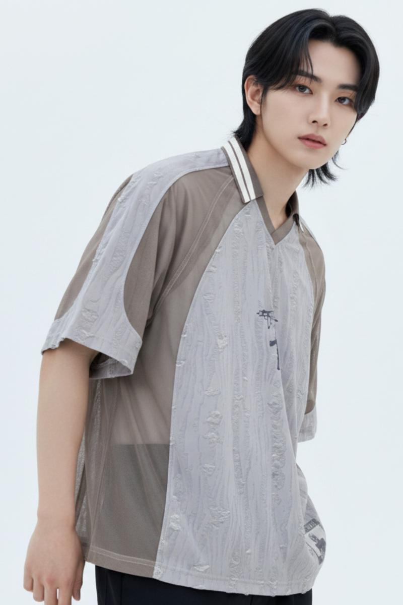 Mesh Polo Shirt  na2554