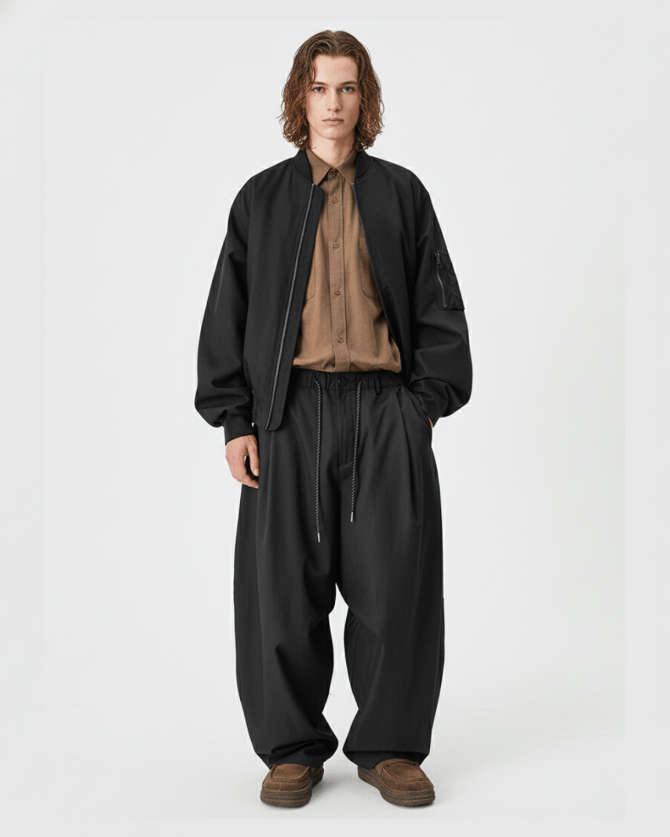 [Nanostudio] Wide String Trousers na2229