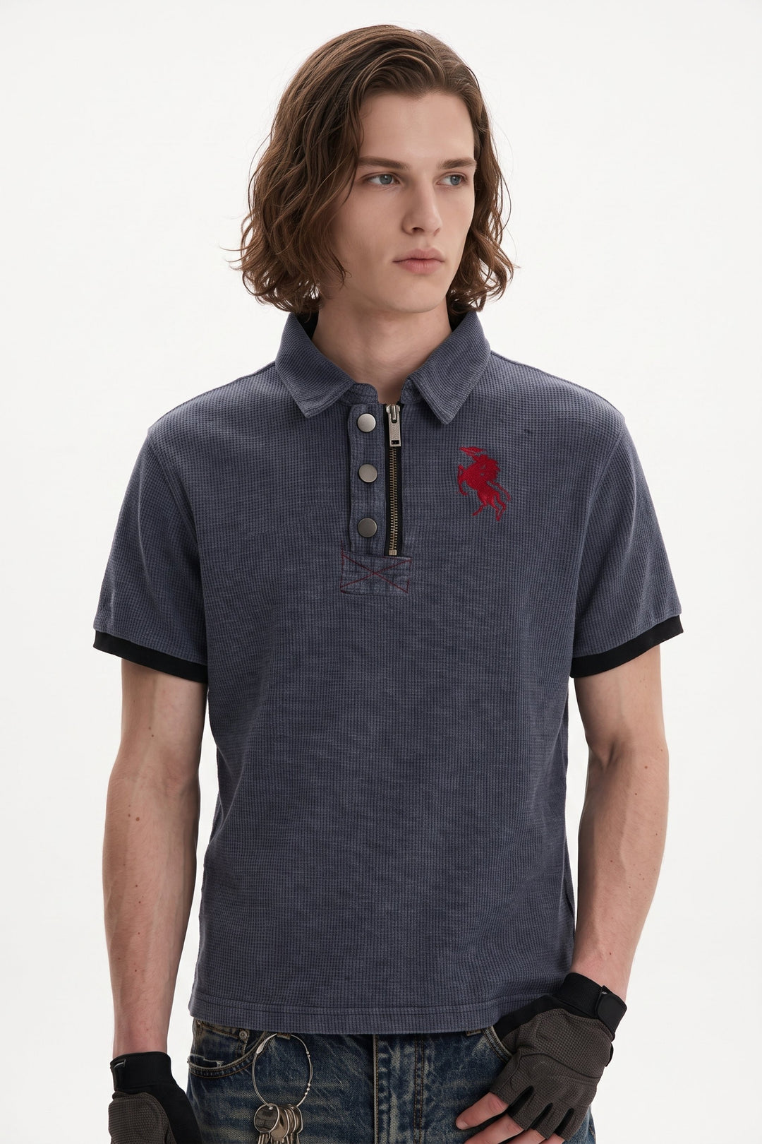 Embroidered Polo Shirt na2672