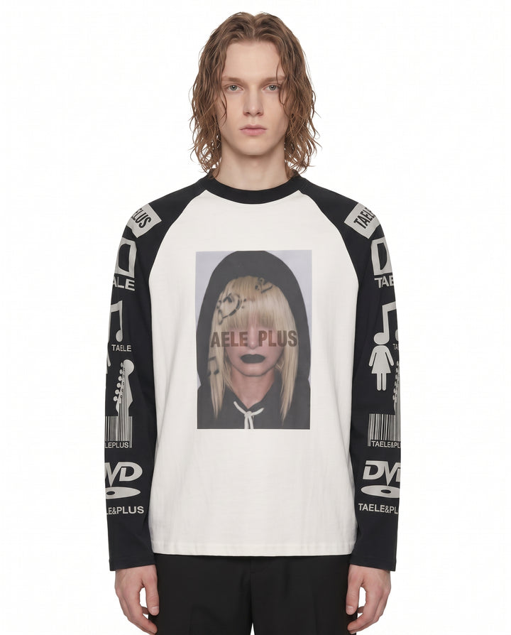 Graphic Raglan Tee na2742