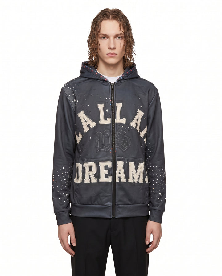 Graphic Zip Hoodie na2748