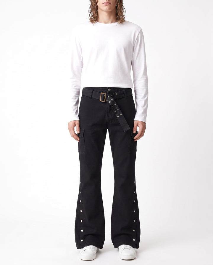 Flared Cargo Pants na2743