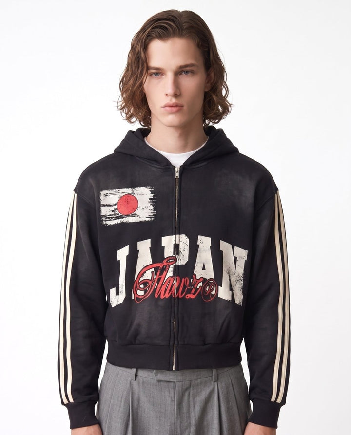 Graphic Zip Hoodie na2756