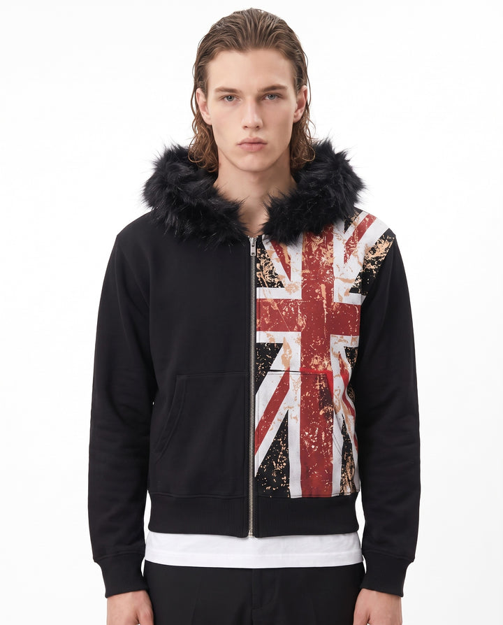 Graphic Zip Hoodie na2757
