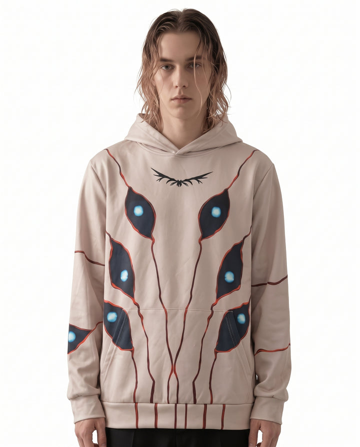 Graphic Paneled Hoodie na2761