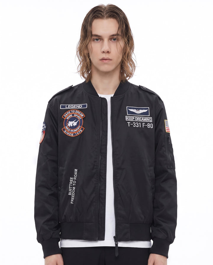 Patch Bomber Jacket na2772
