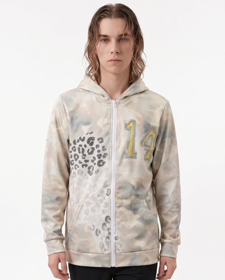 Camo Print Hoodie na2773