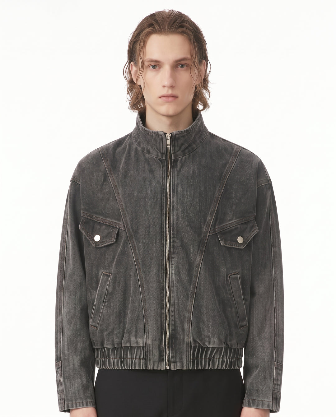 Denim Bomber Jacket na2805