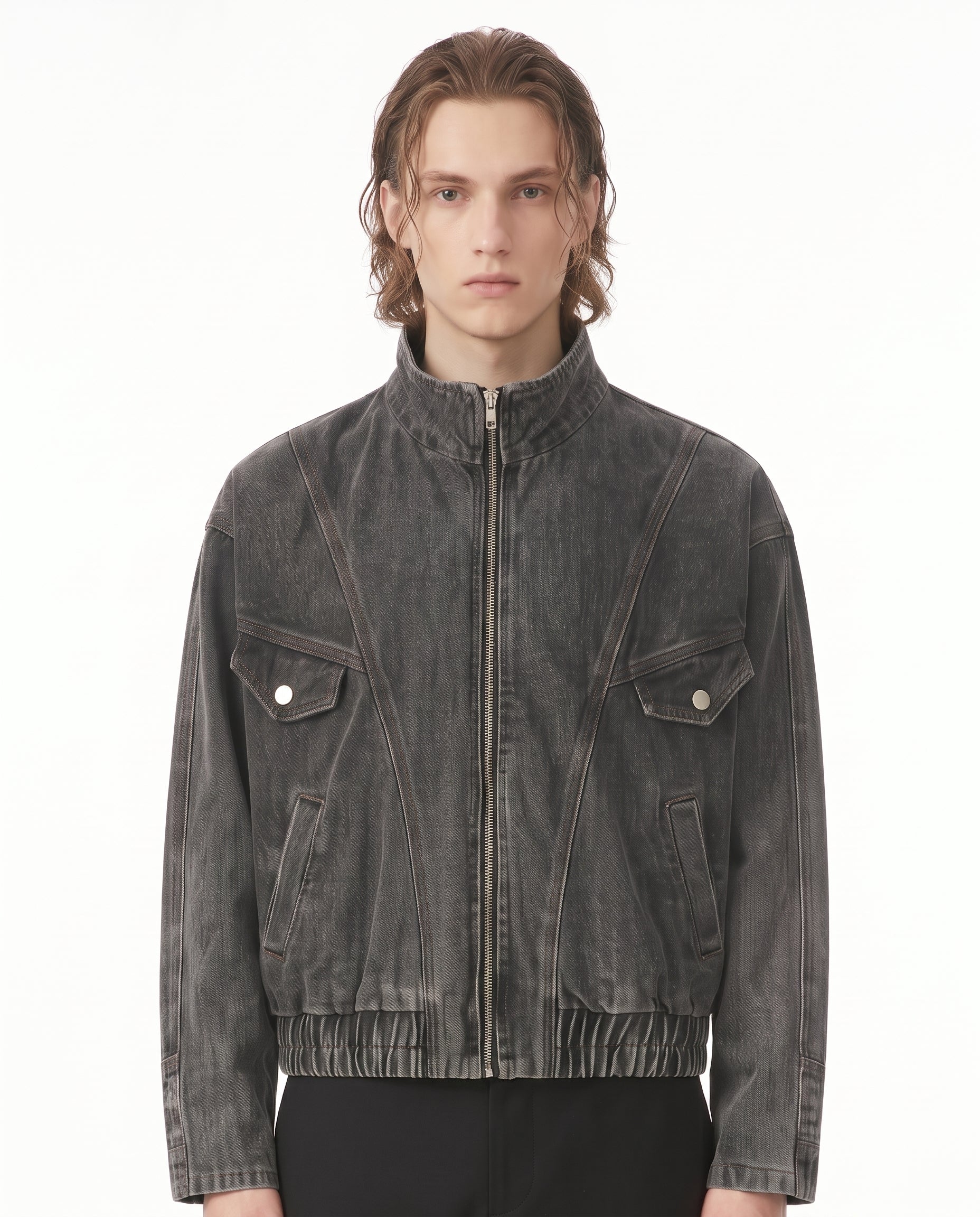 Denim Bomber Jacket na2805